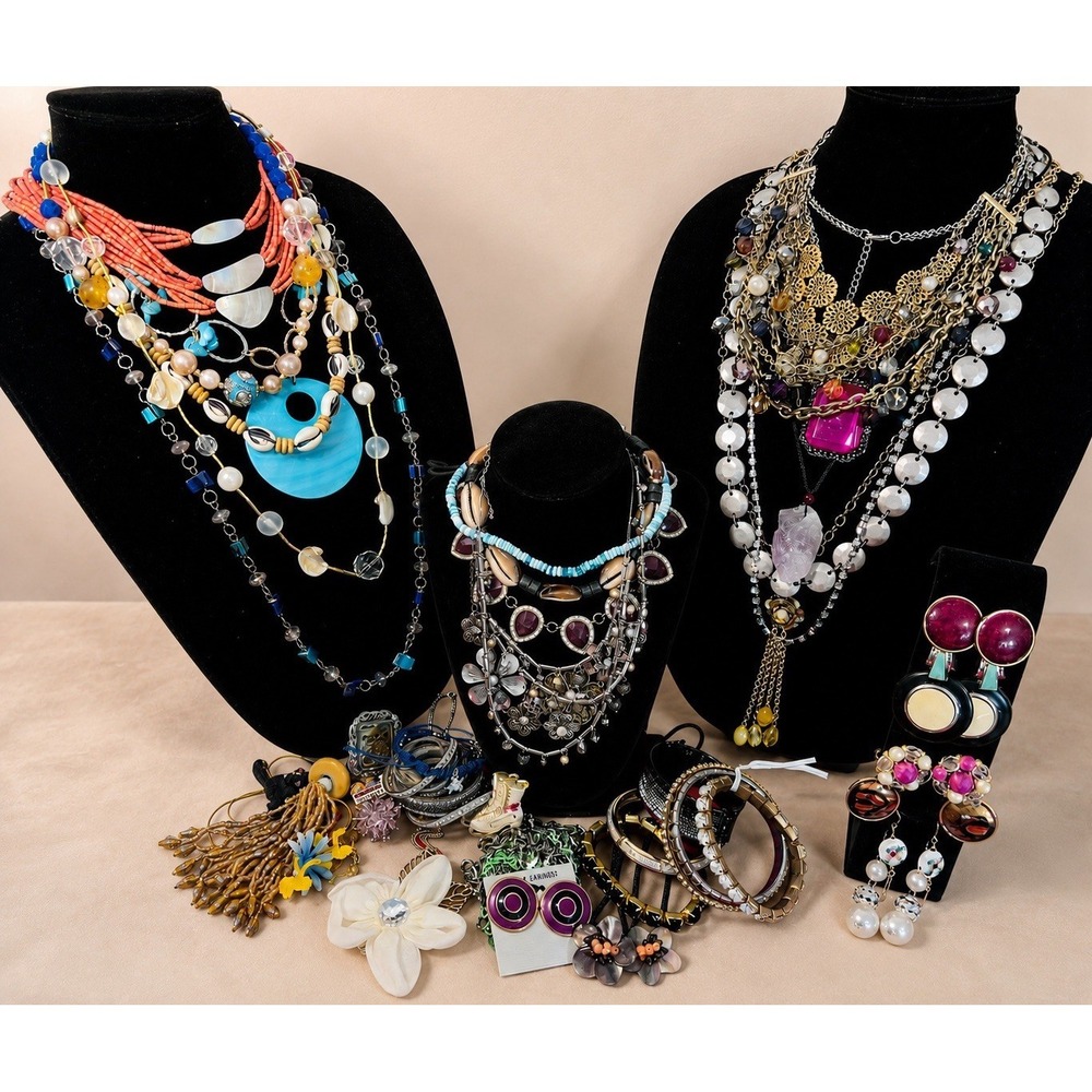 Jewelry Craft Lot Broken Jewelry Repurposing Recycling Crafting 4 Pounds